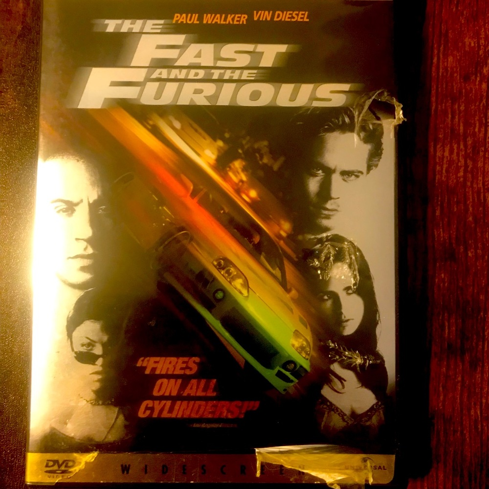 Fast and furious dvd